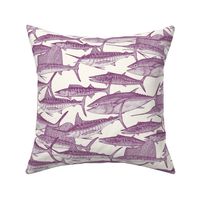 Atlantic fish purple small