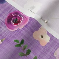 weed purple linen