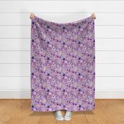 weed purple linen