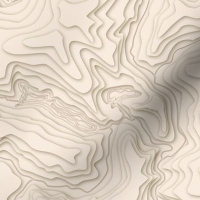 Topographic map cream