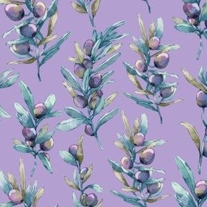 Olive Fruit Garden - Lilac Regular Scale