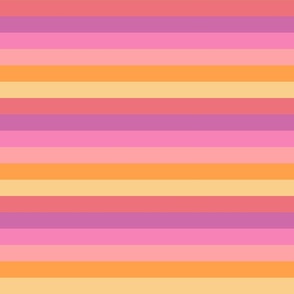 Rainbow Stripes Pink - large scale