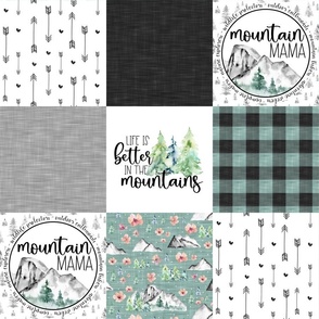 Mountain Mama - Wholecloth Cheater Quilt