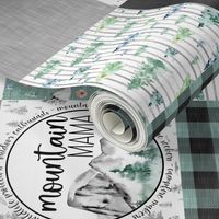 Mountain Mama - Wholecloth Cheater Quilt - Rotated