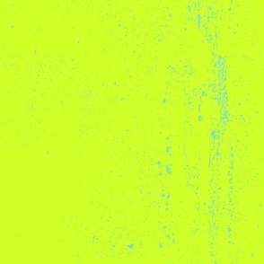 Chartreuse yellow with bright blue