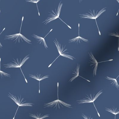 Tossed Dandelion Seeds, Denim