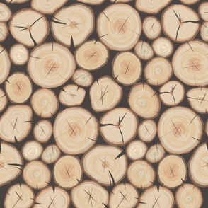 Woodpile, Neutral Tones