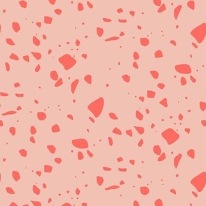 Terrazzo Blush Red