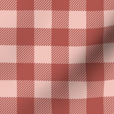 christmas plaid fabric - red and pink Christmas plaid