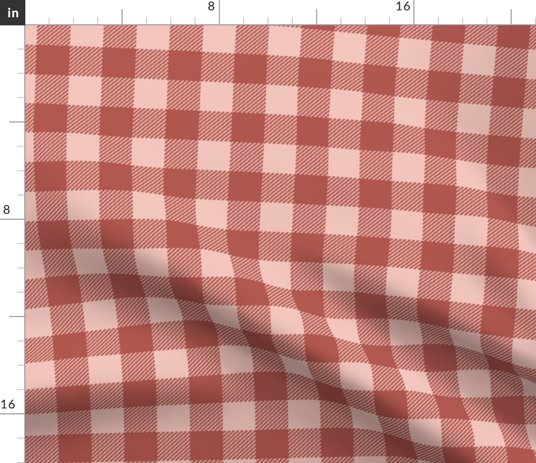 christmas plaid fabric - red and pink Christmas plaid