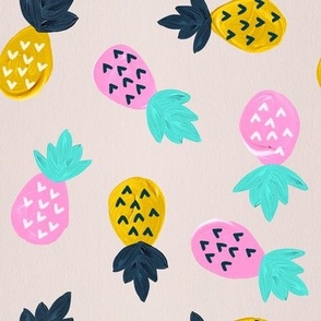 Pineapple Party – Turquoise & Pink