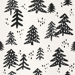 Christmas Trees – Black