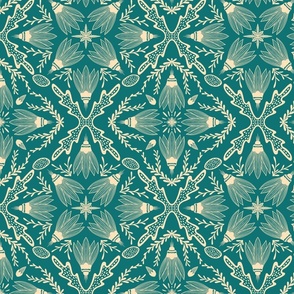 Tiled Teal Shooting Star