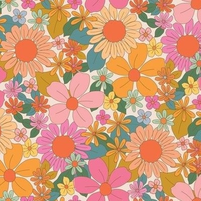 70s Print Fabric, Wallpaper and Home Decor | Spoonflower