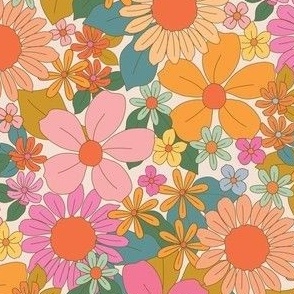 70s inspired floral