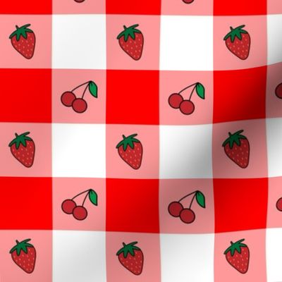 Berry Gingham