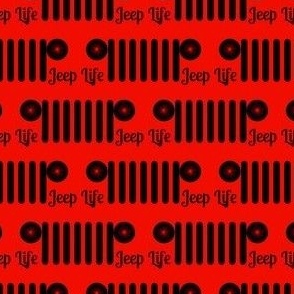 JEEP LIFE RED/BLACK
