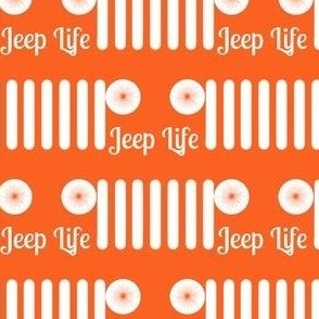 jeep life orange