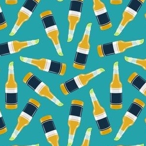 Beer Bottle Fabric, Wallpaper and Home Decor | Spoonflower