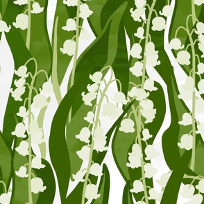 Lily of the Valley White Large Scale