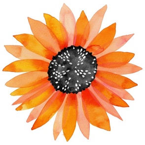 Single Sunflower – Orange