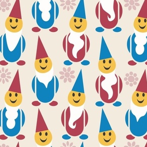 Happy Smiley Face Garden Gnomes