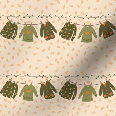 sweater weather clothesline green