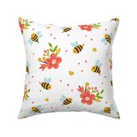  Bee, Honey Bee, Bumble Bee, Bee Fabric, Honey Bee Fabric, Bee Design, Humble Bee, Bee Keeper, Cute Bee, Flowers