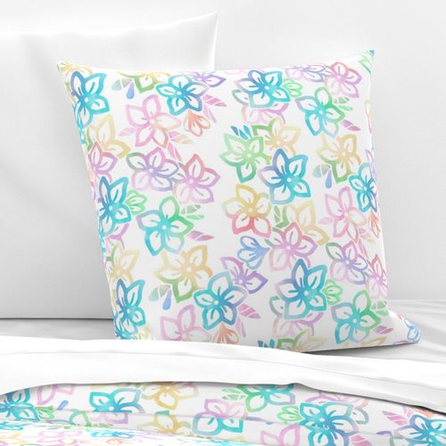 textile-rainbow sky plumeria