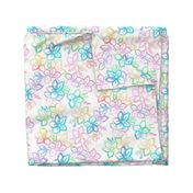 textile-rainbow sky plumeria