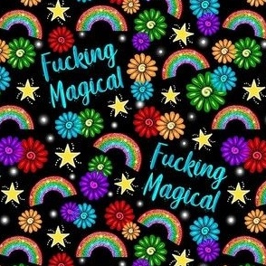 Medium Scale Fucking Magical Rainbows and Flowers 