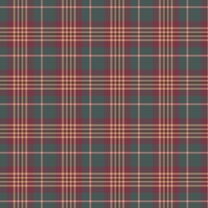 winter retro plaid