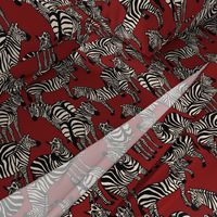 Zebras Red Ivory