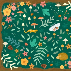 Woodland Wildlife Seek and Find Playmat