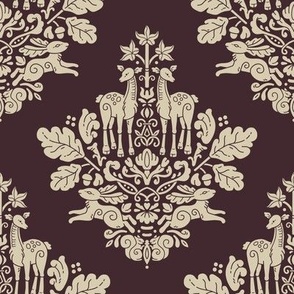 Woodland Damask 