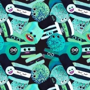 Liquorice allsorts creatures green