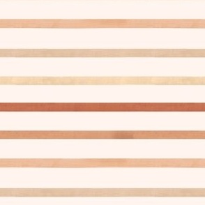 Ombre Stripes - Watercolor Earth Tone  4x4