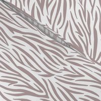 Wild zebra stripes horizontal animal print african safari abstract boho design beige gray on white