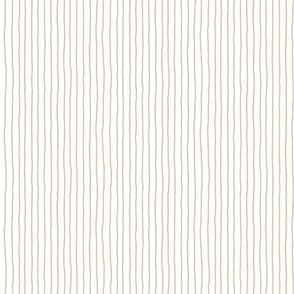 irregular vertical stripes beige on white | small