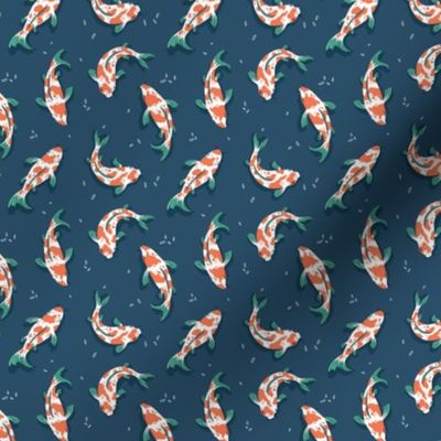 Koi carp fish pattern (small scale)