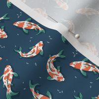 Koi carp fish pattern (small scale)