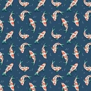 Koi carp fish pattern (small scale)