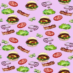 Bacon Burger, Lilac