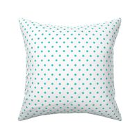 polka dot - teal und ban