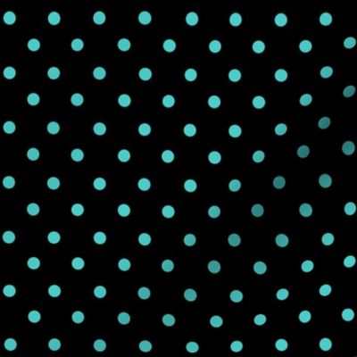 polka dot - teal und doubh