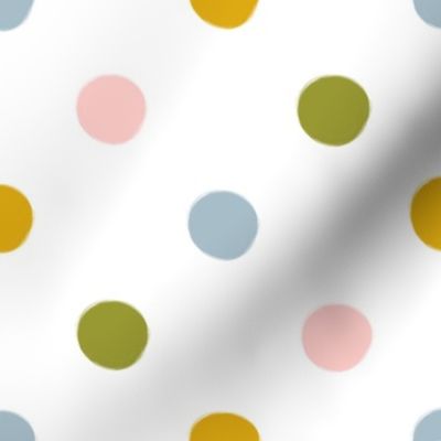 Pastel Polka Dots -Large