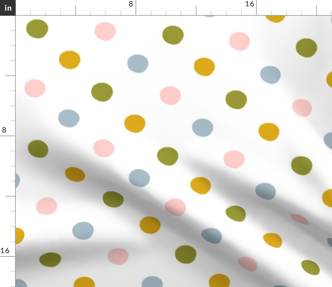 Pastel Polka Dots -Large