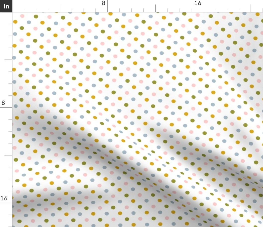 Pastel Polka Dots -small