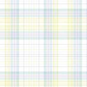 White And Pastel Plaids , Tartans , Checks  medium 