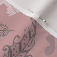 Dusty Pink Decorative Feathers
